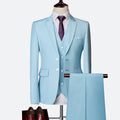 Men’s 3-Piece Slim Fit Suit – Blazer, Waistcoat and Trousers Formal Set