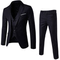 Men’s 3-Piece Tailored Suit – Classic Blazer, Waistcoat and Trousers for Formal Events