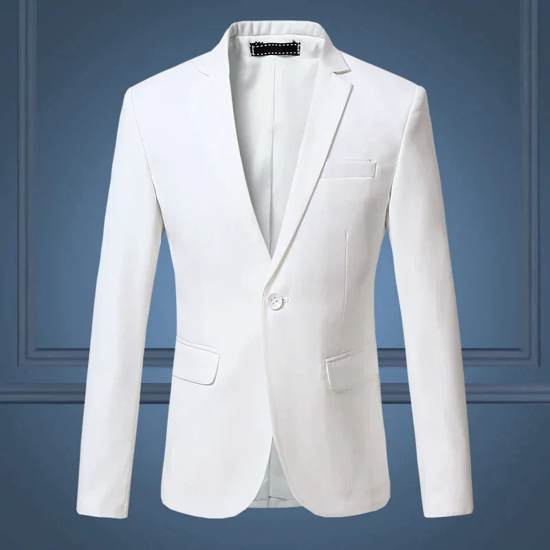 Men’s Blazer Jacket – Classic Formal – Single-Breasted