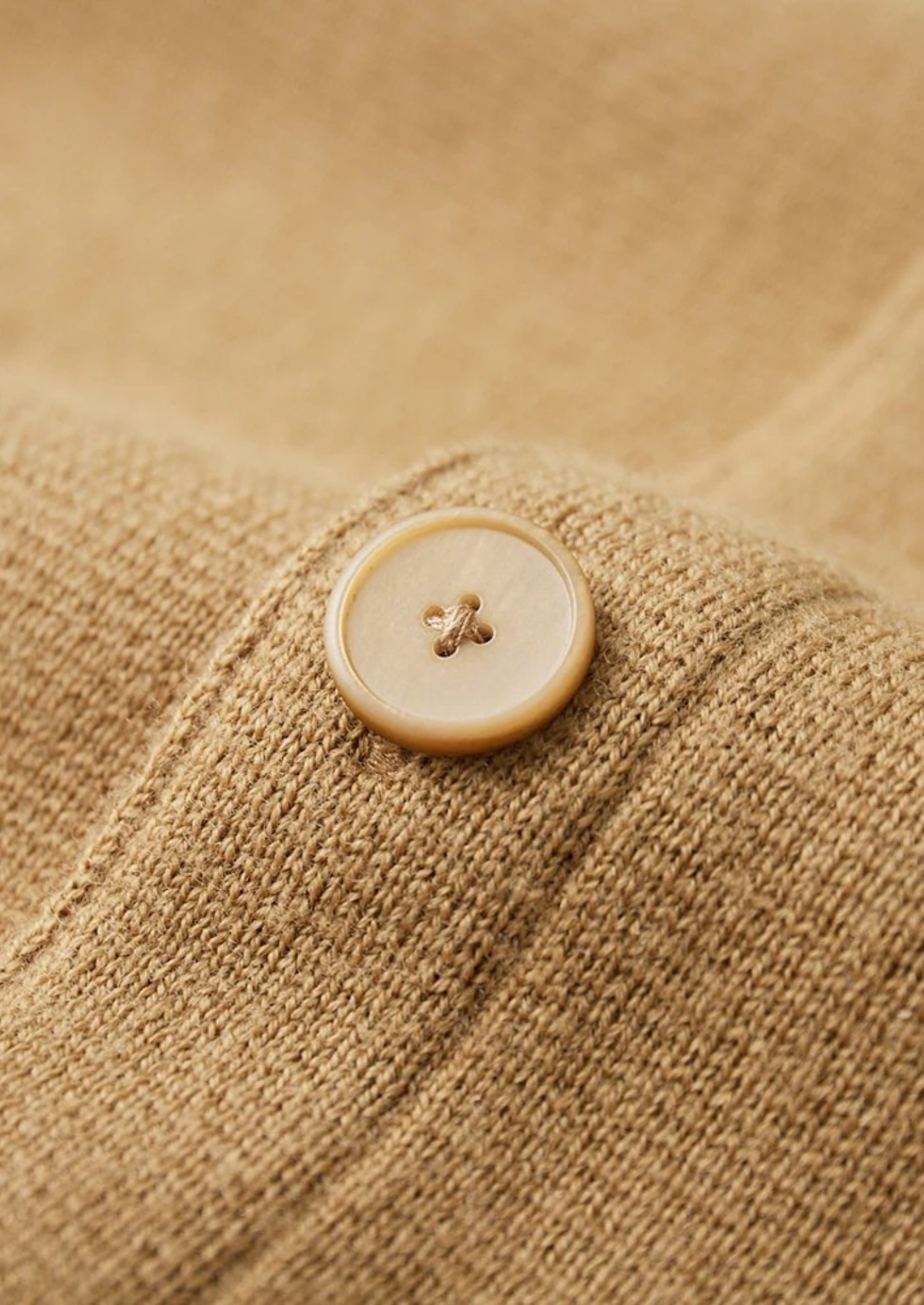Men’s Button-Up Cardigan with Patch Pockets – Refined Everyday Layer