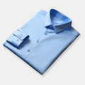 Men's Casual Long Sleeved Solid Color Shirt - Non Ironing - Wrinkle Resistant
