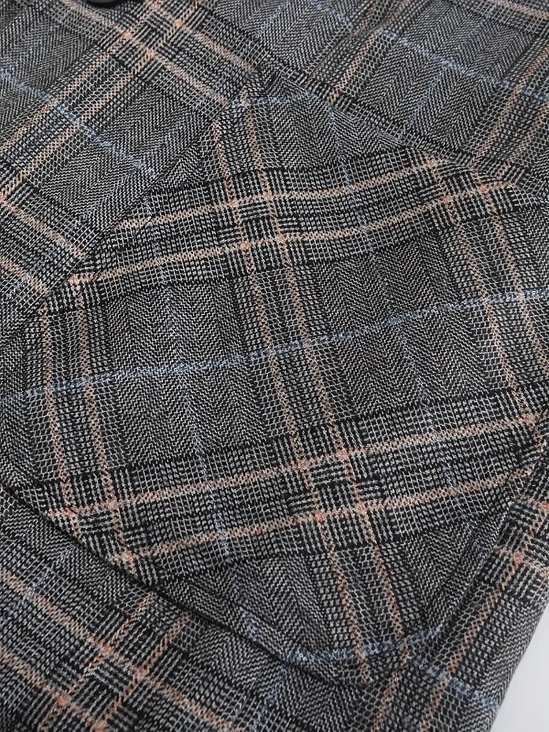 Men’s Checked Blazer Jacket – Tailored Heritage Style for Smart Casual & Business Wear