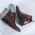 Men’s Classic Chelsea Boots with Side Zipper – Sleek Everyday Elegance and Comfort