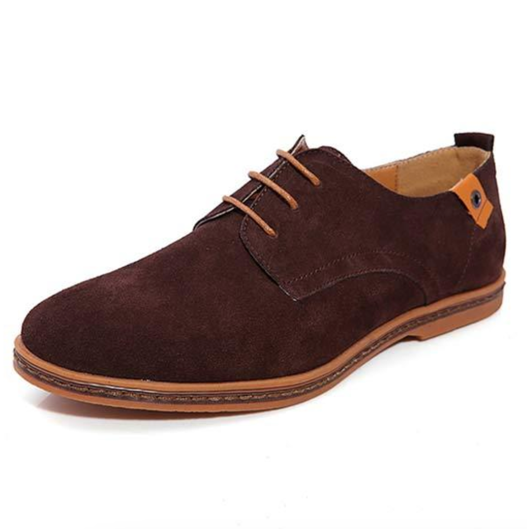 Men’s Classic Dress Shoes – Timeless Round-Toe Design with Refined Detailing