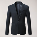 Men's Classic Formal Plain Tailored Blazer