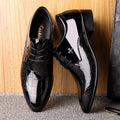 Men’s Classic Oxford Dress Shoes – Textured Finish – Formal Events & Weddings