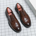 Men’s Formal Dress Shoes – Brock Cut – Rounded Toe
