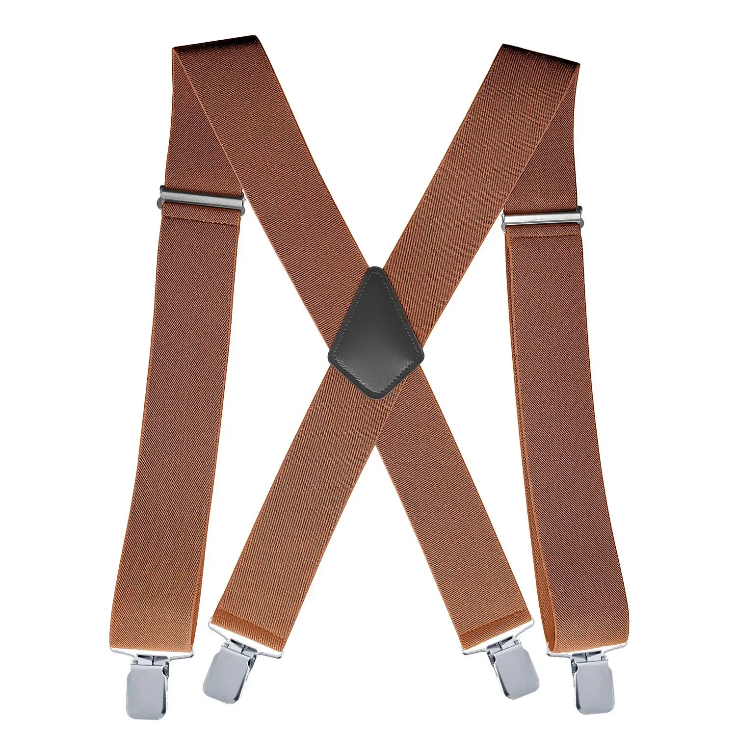 Men’s Heavy-Duty Suspenders – Wide Adjustable Y-Back Braces
