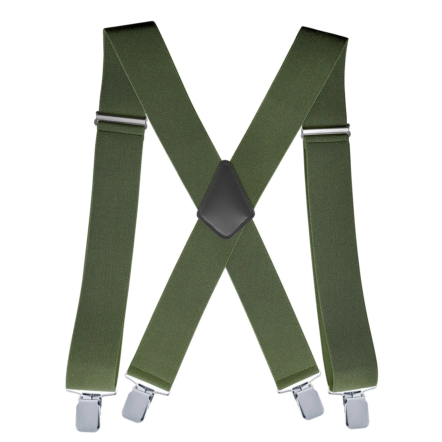 Men’s Heavy-Duty Suspenders – Wide Adjustable Y-Back Braces