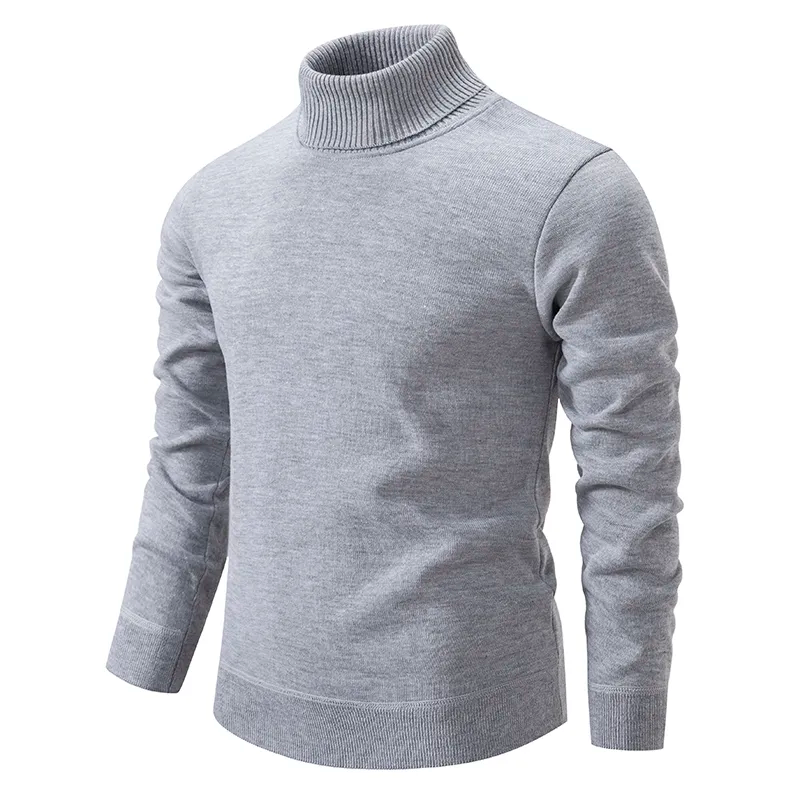 Men’s High-Neck Sweater – Modern Knitwear for Refined Layering