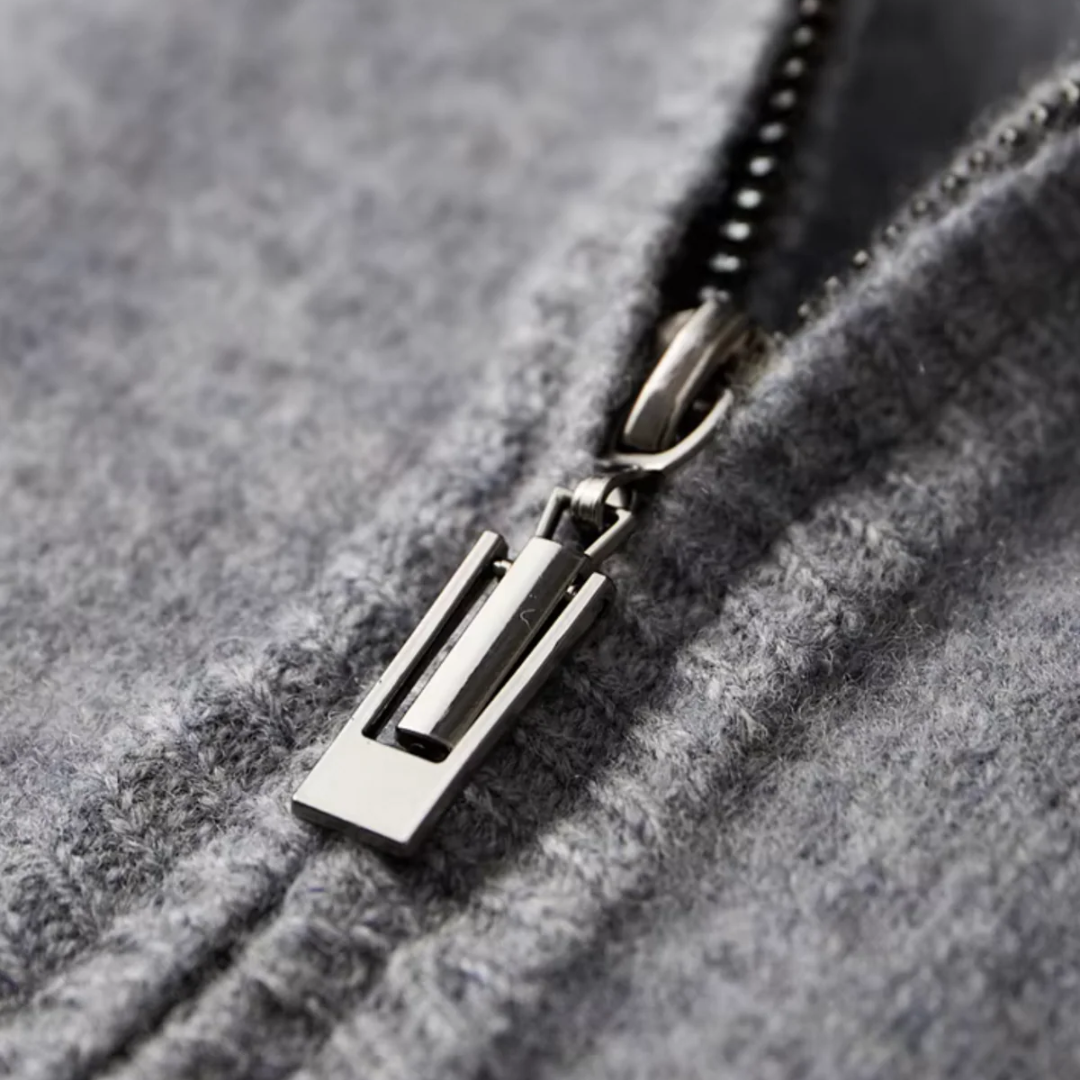 Men’s Lounge Set – Zip-Up Sweater and Drawstring Trousers for Effortless Comfort