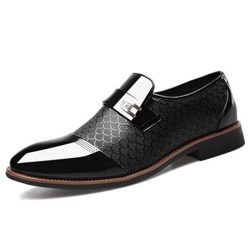 Men’s Patent Dress Shoes – Buckled Formal Foot Wear