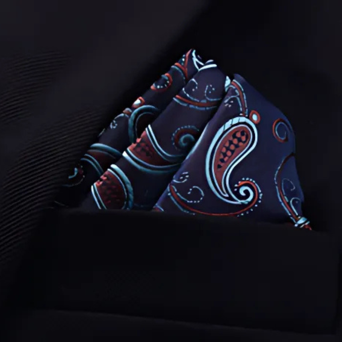 Men’s Pocket Square Handkerchief – Formal Suit Accessory