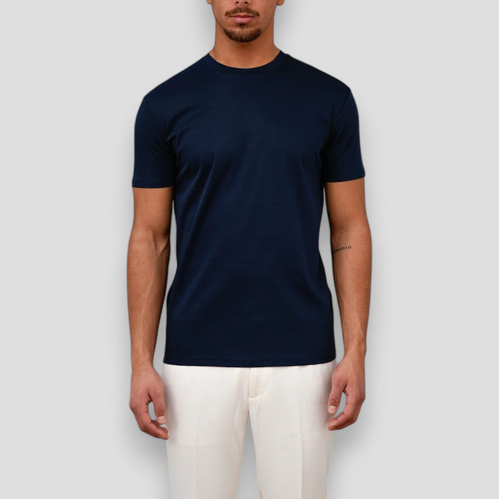 Men’s Shiny Blend T-Shirt – Soft Lightweight Smart Casual Style