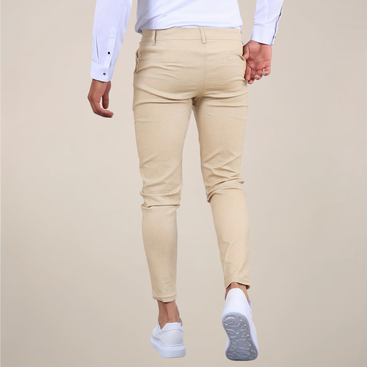 Men’s Skinny-Fit Chino Trousers – Sleek, Modern Cut for Smart Everyday Style