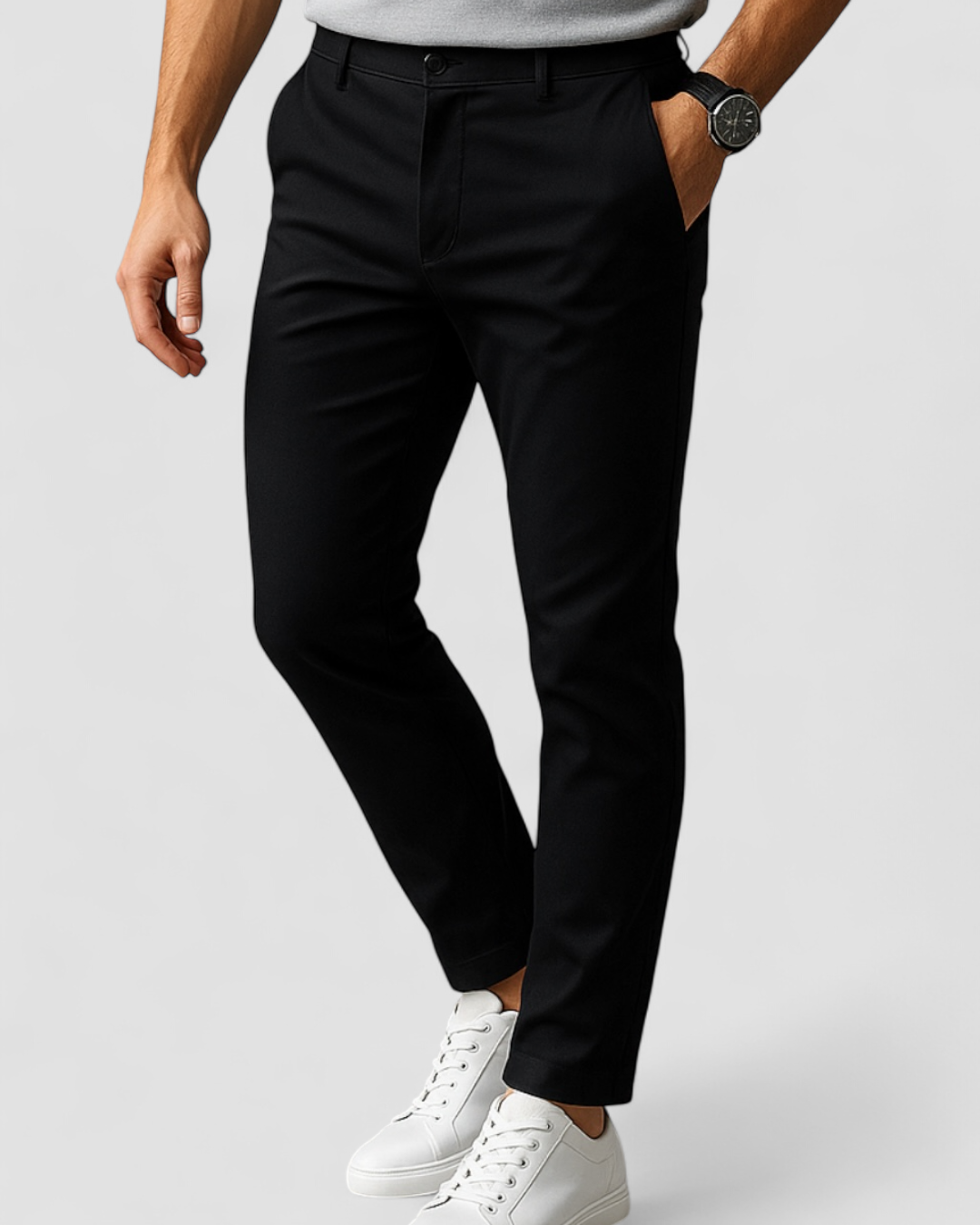 Men’s Slim Fit Business Trousers – Classic Smart Casual Style