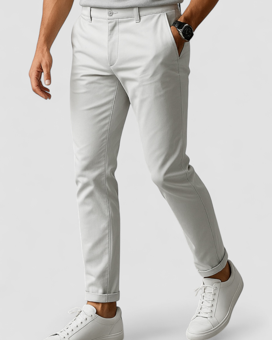 Men’s Slim Fit Business Trousers – Classic Smart Casual Style