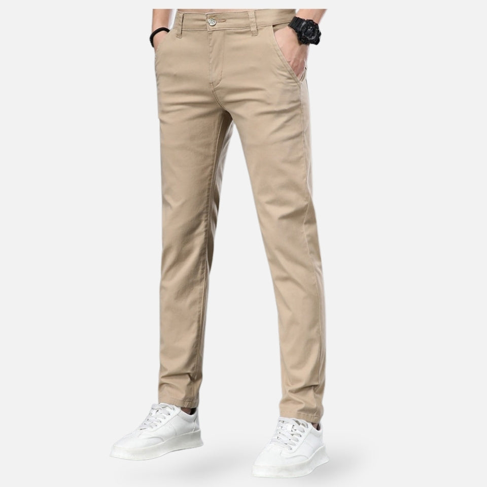 Men’s Slim Fit Business Trousers – Classic Smart Casual Style