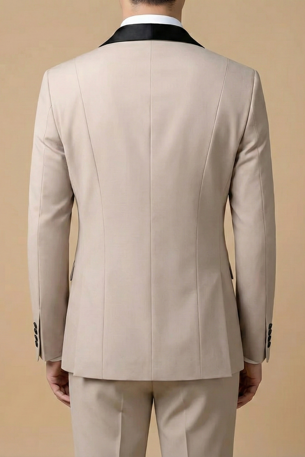 Men’s Slim Fit Three-Piece Suit – Tailored Jacket, Waistcoat and Trousers for Weddings and Formal Occasions