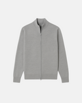 Men’s Slim Fit Zip-Up Jacket – Minimalist Stand-Up Collar