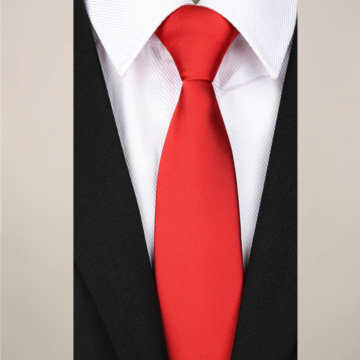 Men’s Solid Colour Tie – Perfect Plain Design