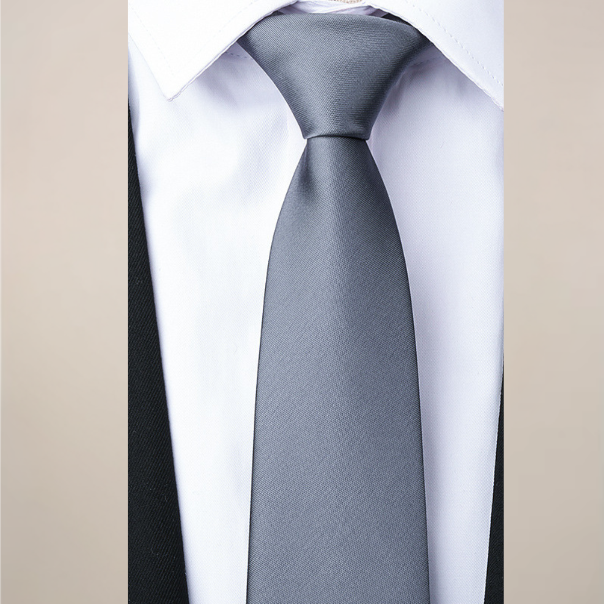 Men’s Solid Colour Tie – Perfect Plain Design