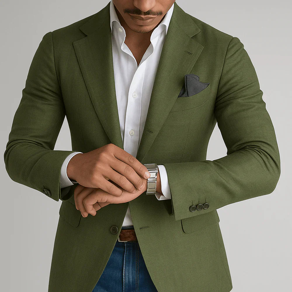 Men’s Tailored Blazer – Tailored Formal Suit Jacket