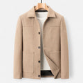 Men’s Tailored Button-Front Jacket – Refined Business-Inspired Design