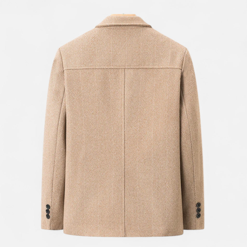 Men’s Tailored Button-Front Jacket – Refined Business-Inspired Design