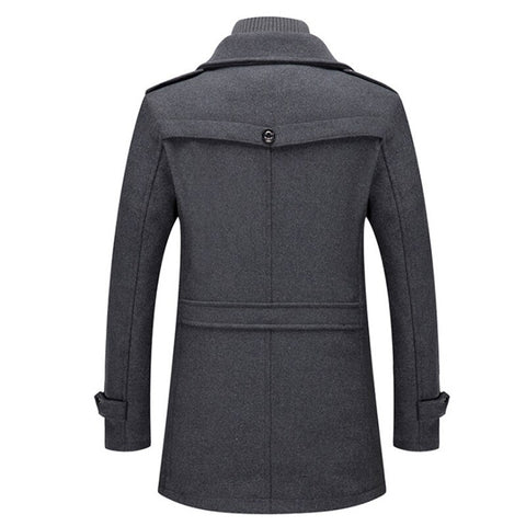 Men’s Tailored Military-Inspired Jacket – Structured Layering Piece