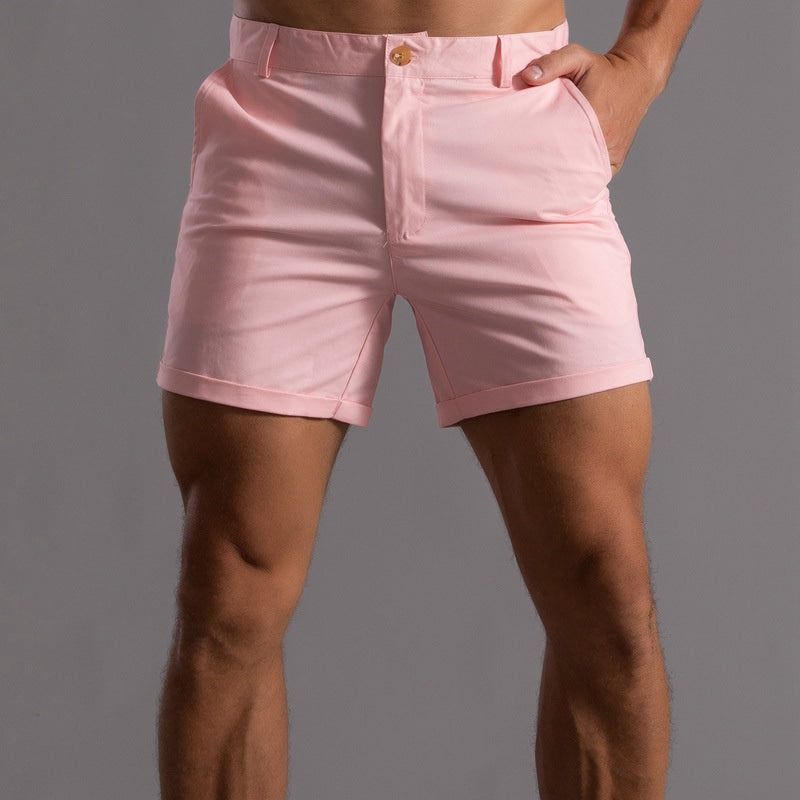 Men’s Tailored Summer Shorts – Regular Fit – Elegant City Style