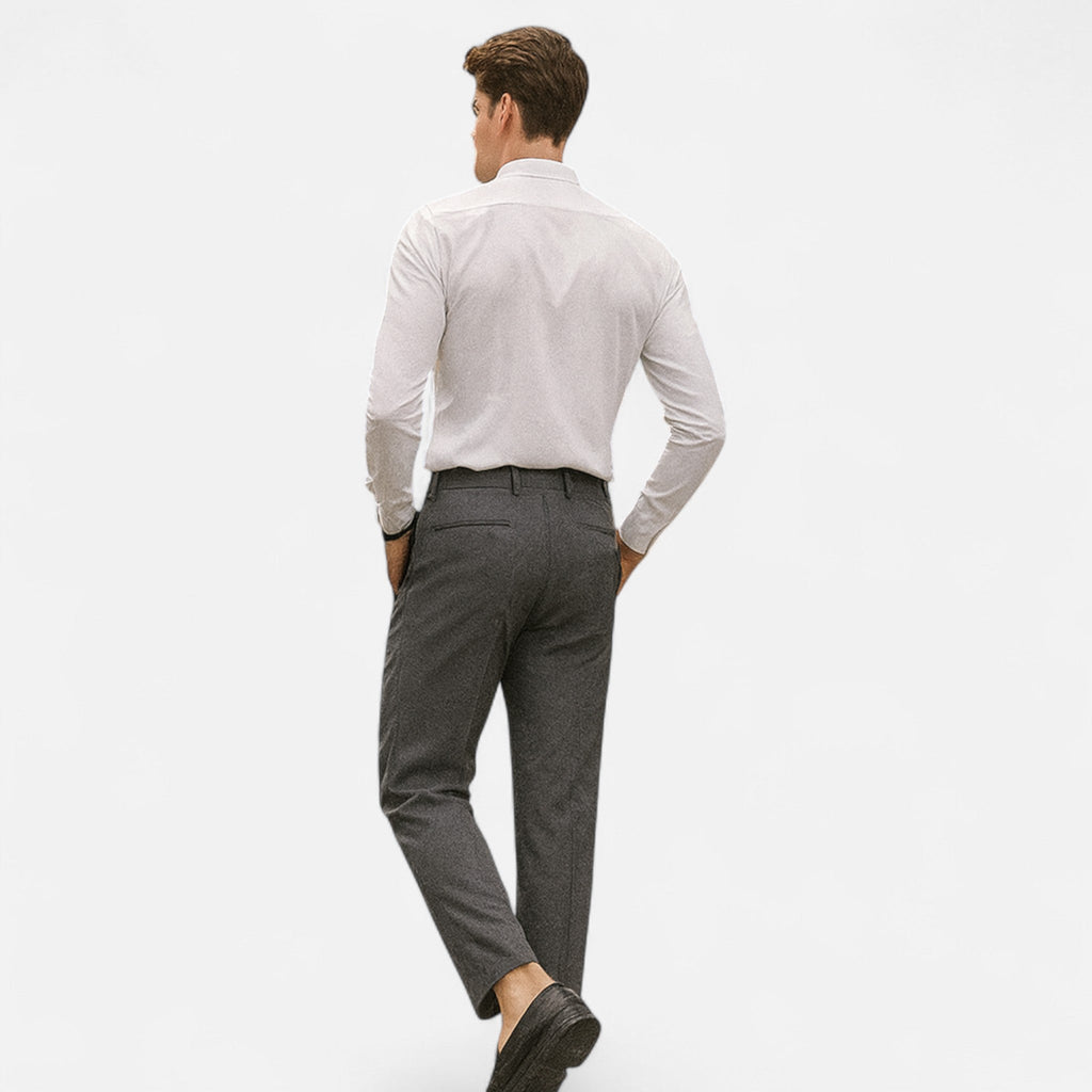 Men’s Tailored Trousers – Slim Fit – Smart Casual – Stretch Design