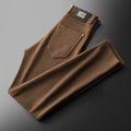 Men’s Textured Trousers – Geometric Pattern Design