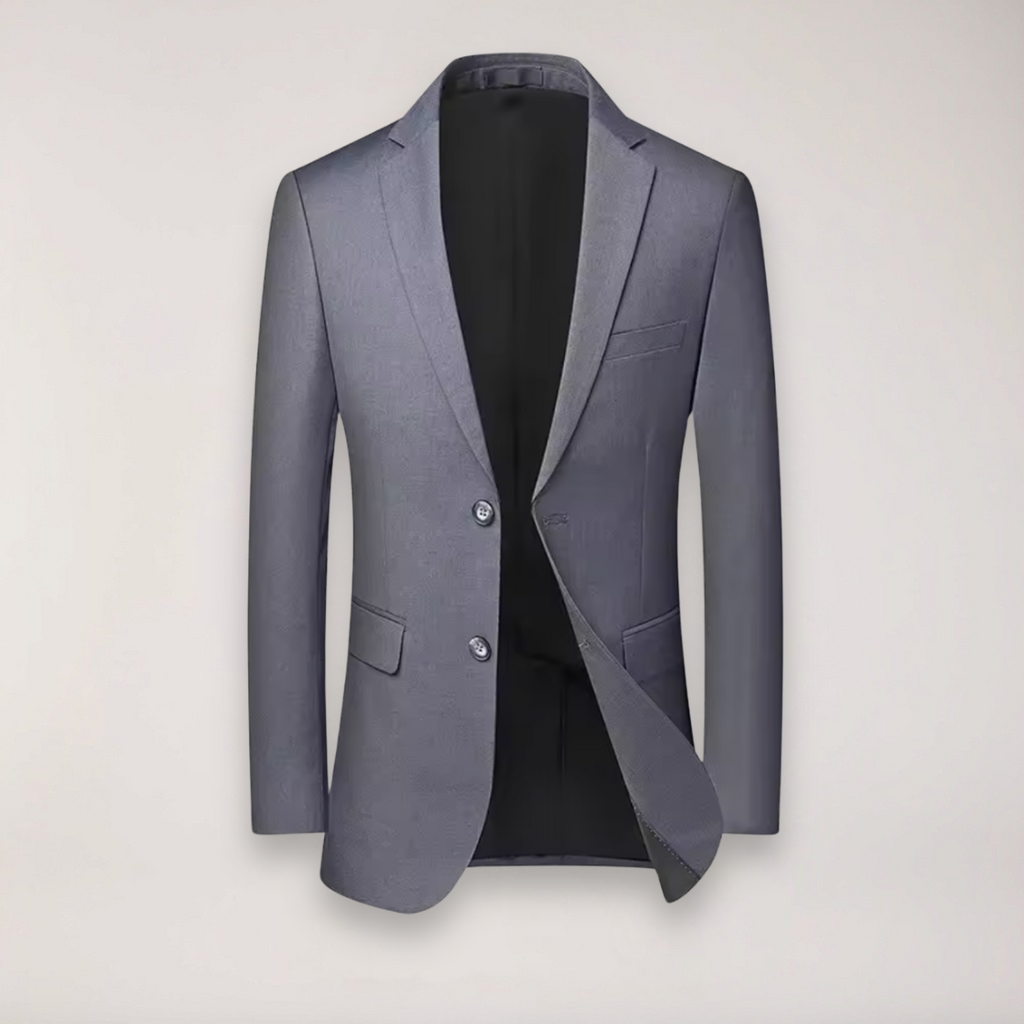 Men’s Three-Piece Formal Suit – Tailored Fit Blazer, Waistcoat, and Trousers