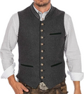 Men’s Traditional Dress Waistcoat – Embroidered Heritage Gilet