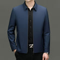 Men’s Transitional Zip-Up Jacket – Minimalist Zip-Up Design