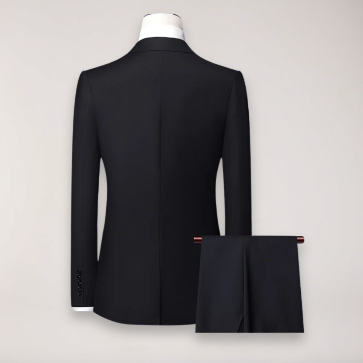Men’s Two-Piece Formal Suit – Tailored Fit Blazer and Trousers