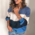 Amelia Pull Woman Striped – Comfortable Knit, Warm & Elegant with Versatile Design