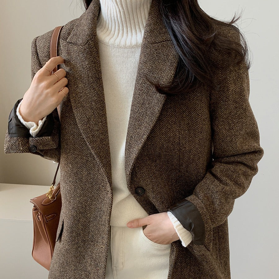 Kennedi Women's Jacket – Classic Elegant and Versatile Blazer for Casual & Formal Outfits