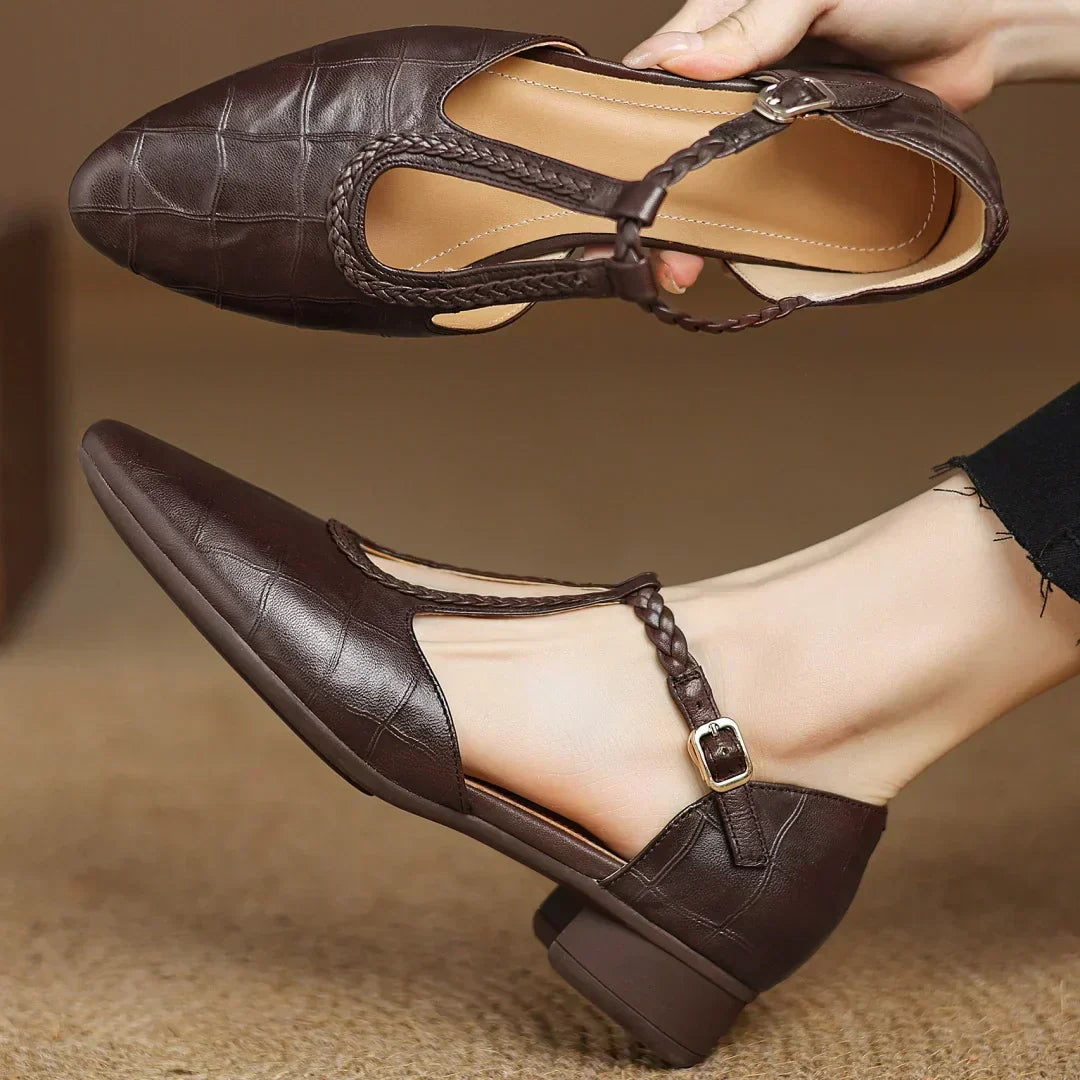 Annie | Kepa Leather Mary Janes