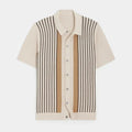 Men’s Short Sleeve Striped Polo Shirt – Spring, Summer