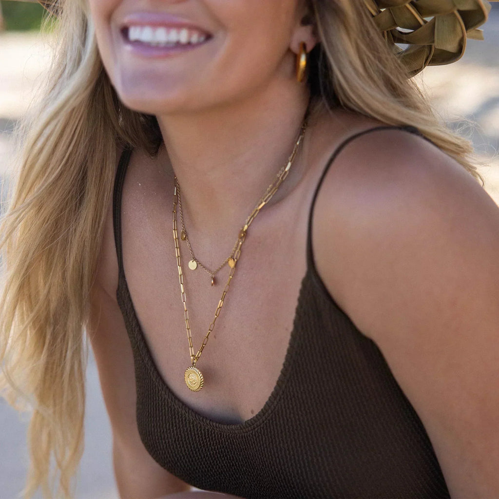 Clara | Buddha 18k Gold Necklace