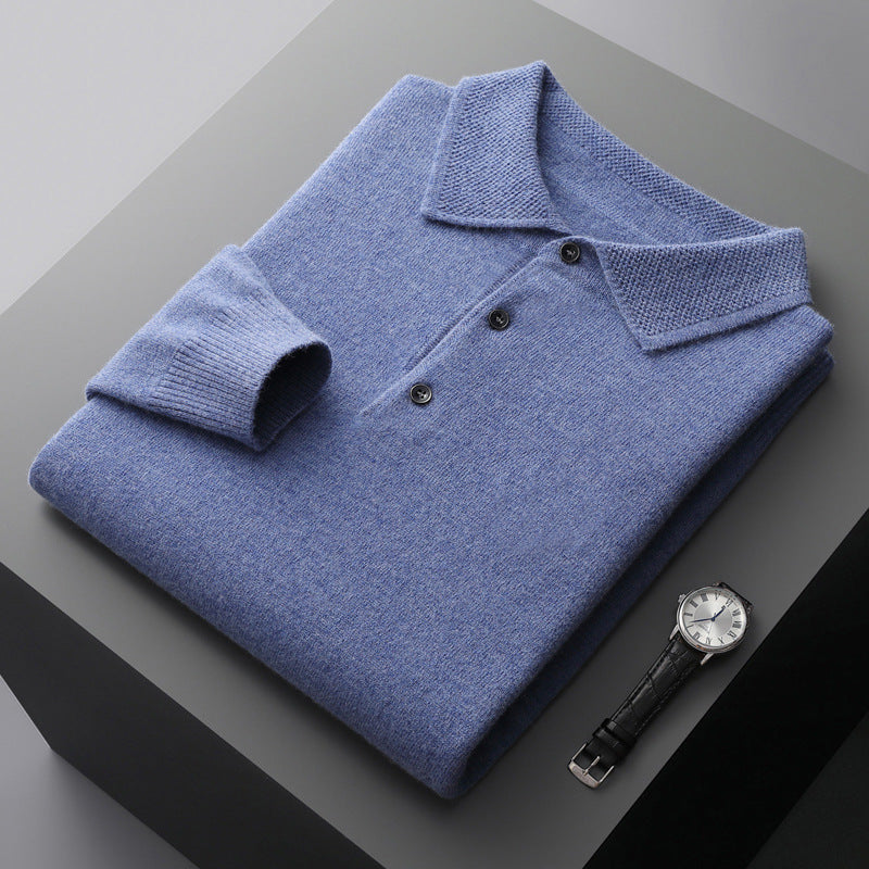 Soft Long Sleeve Polo Shirt – Classic Fit Smart Casual