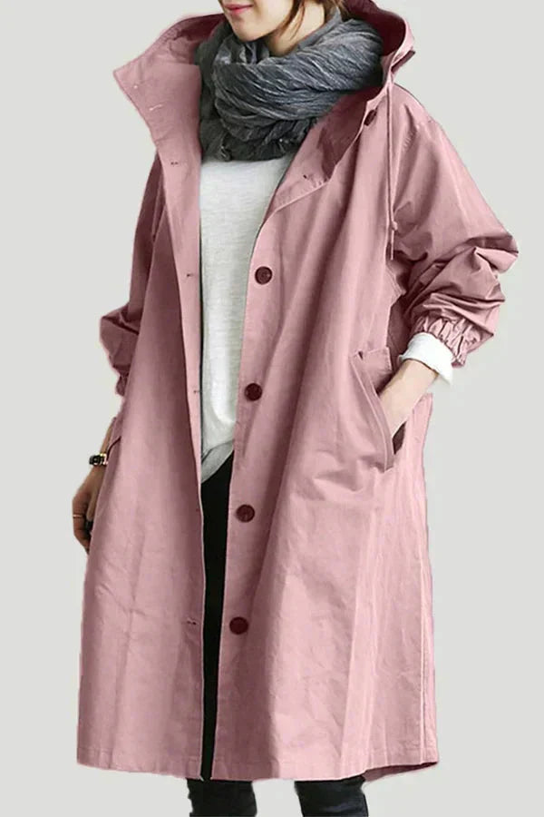 Elizabeth Raincoat for Women – Urban Waterproof with Oversize Breathable Hood