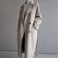 Isabelle Women's Long Wool Coat – Elegant & Comfortable Timeless Winter Coat