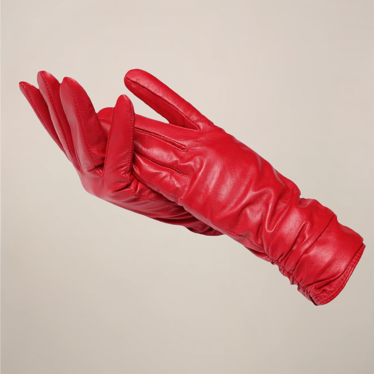 Women’s Classic Gloves – Elegant Ruched Wrist Design