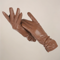 Women’s Classic Gloves – Elegant Ruched Wrist Design