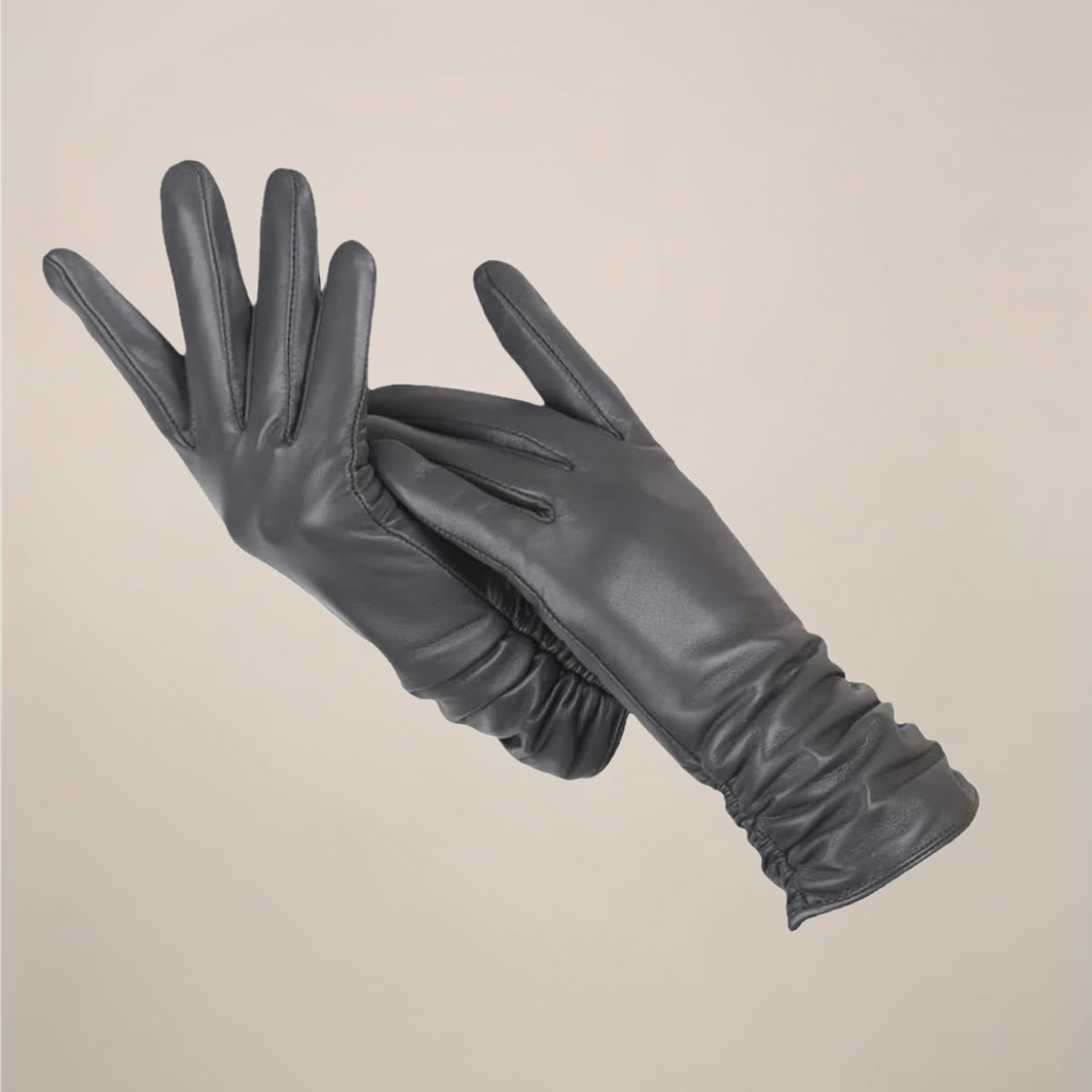 Women’s Classic Gloves – Elegant Ruched Wrist Design