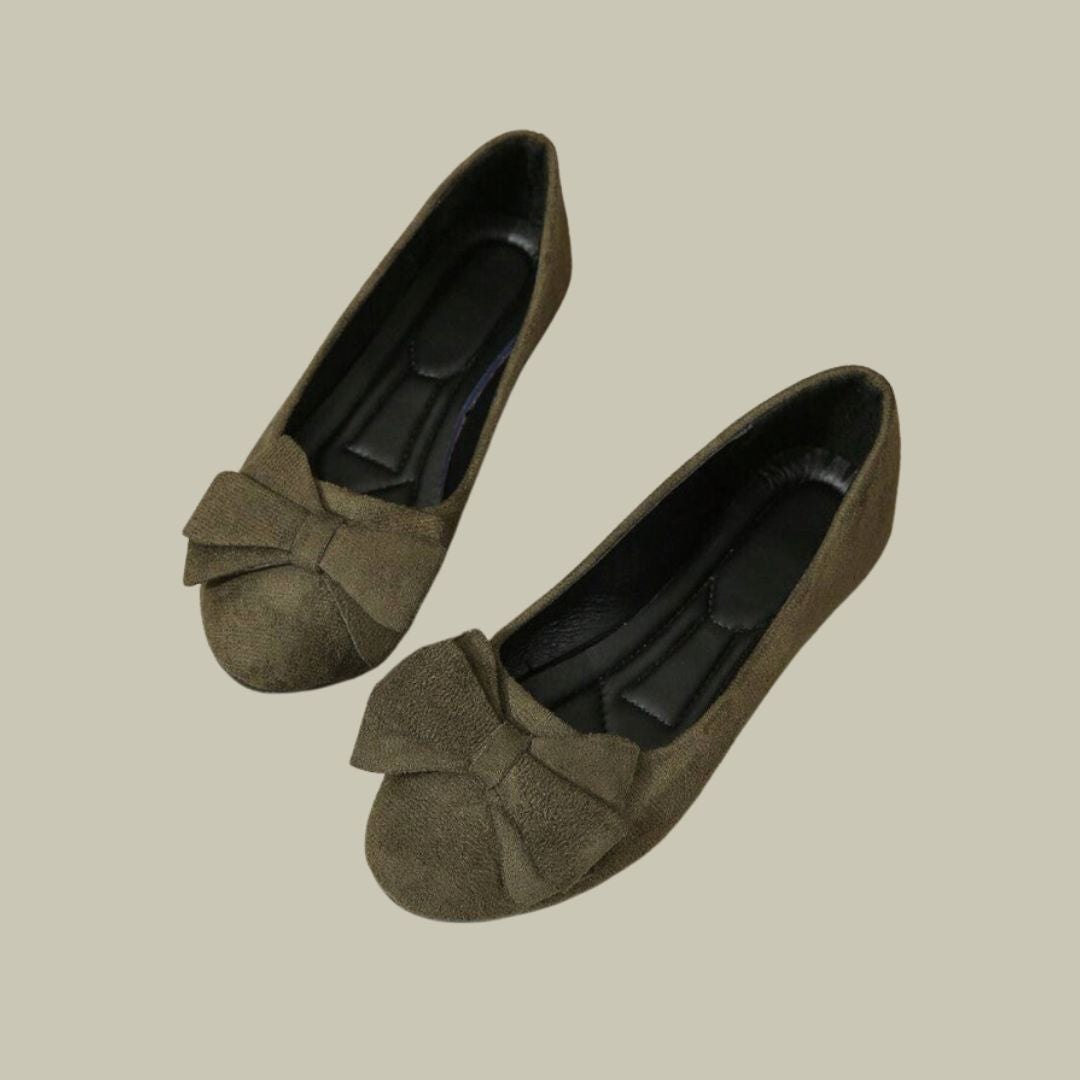 Women’s Comfort Flats – Supportive Bow Detail Shoes for Everyday Elegance
