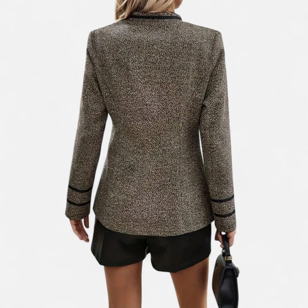 Women’s Heritage-Inspired Casual Coat – Refined Autumn Winter Design